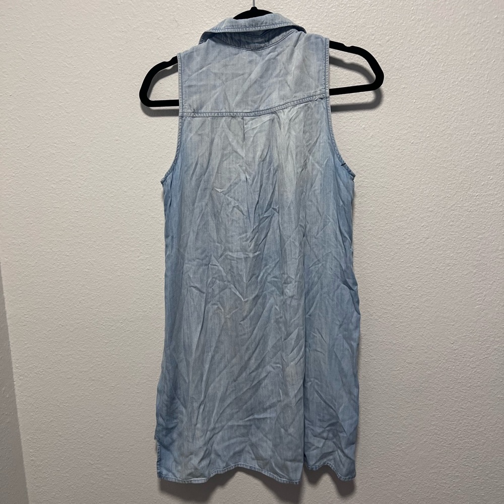 Cloth & Stone Light Wash Denim Sheath Dress Size X Small - Picture 3 of 3